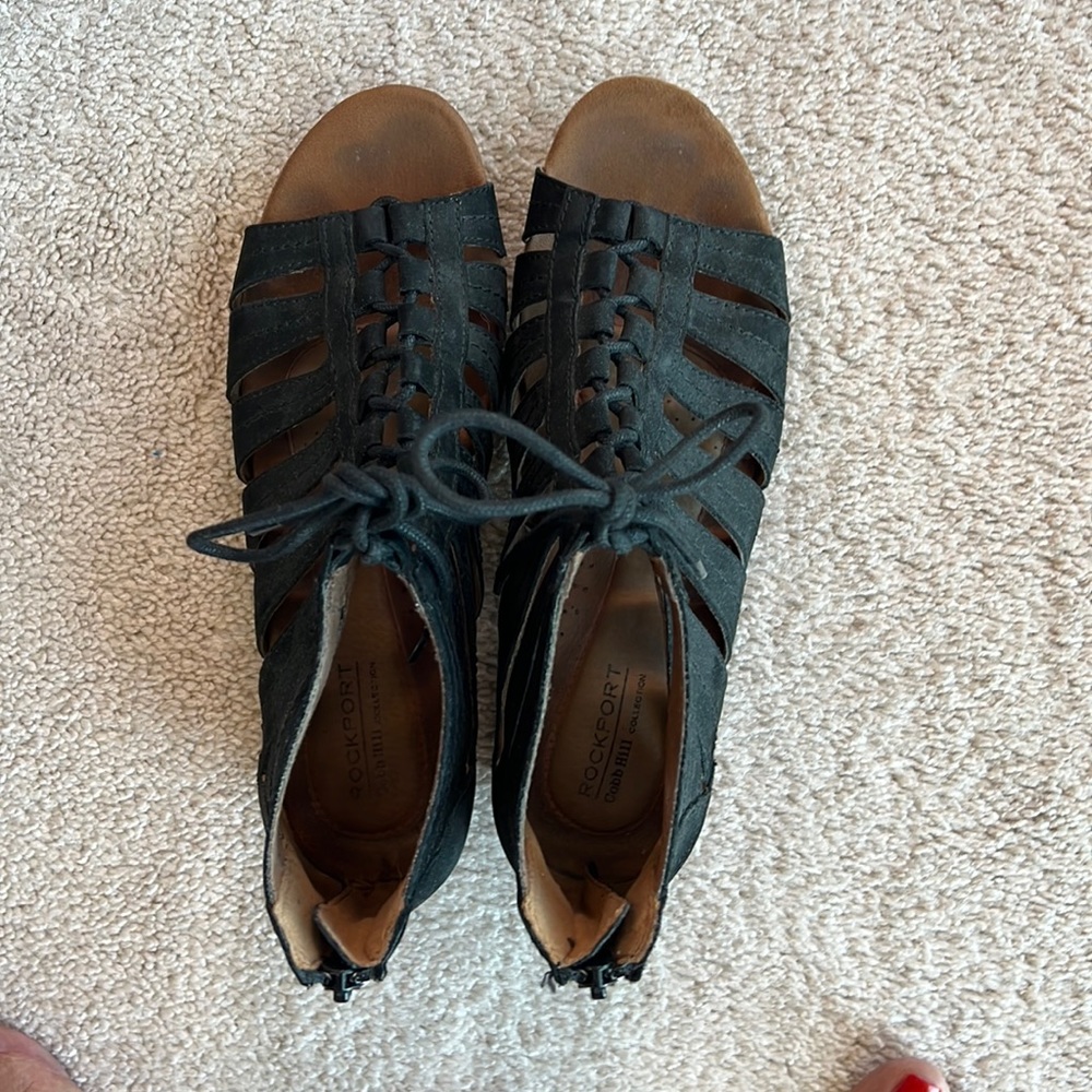Rockport by Cobb Hill Collection n black lace up’s
